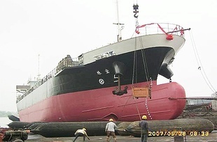 船舶專用上排下水橡膠氣囊,安全可靠、節約成本、操作簡單